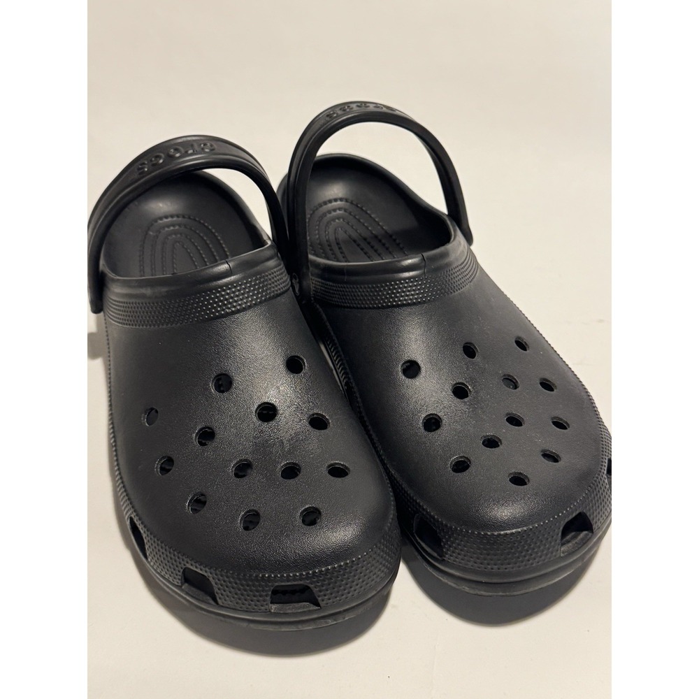 Crocs Men's Classic Clog Authentic Shoe Style 10001 Black Men's Size 16